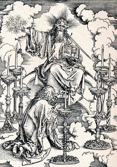 La visión de los siete candelabros, 1498 1906 de Albrecht Dürer