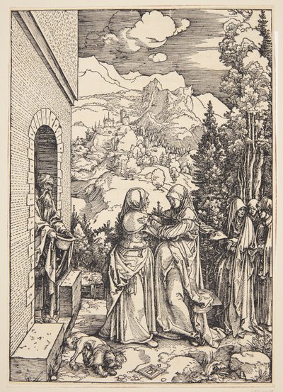 La visitación de Albrecht Dürer
