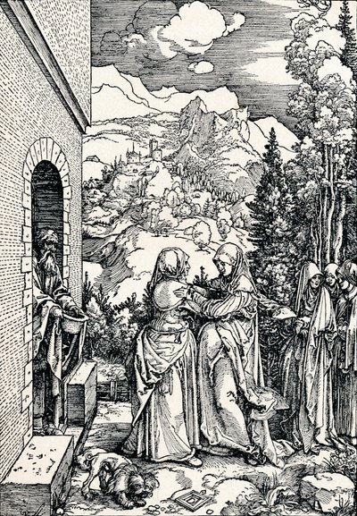La Visitación, 1506 1906 de Albrecht Dürer