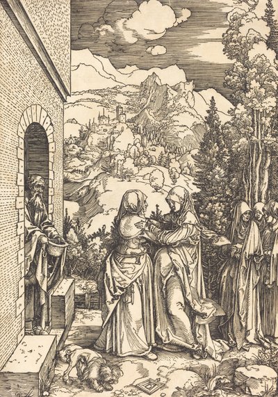La Visitación, c. 1504 de Albrecht Dürer