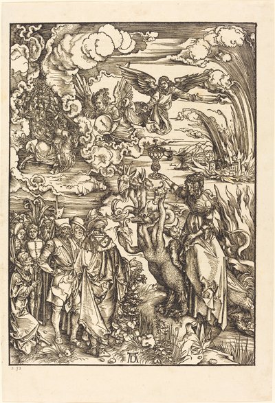 La ramera de Babilonia de Albrecht Dürer