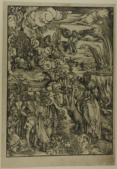 La ramera de Babilonia, del Apocalipsis de Albrecht Dürer
