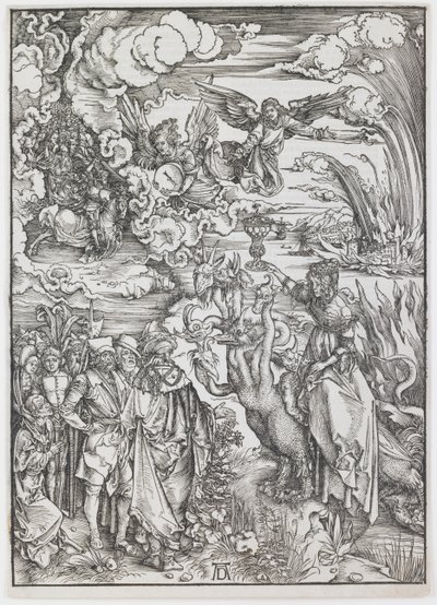 La Ramera de Babilonia, de la serie “El Apocalipsis” de Albrecht Dürer
