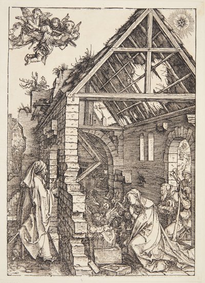 La adoración de los pastores de Albrecht Dürer