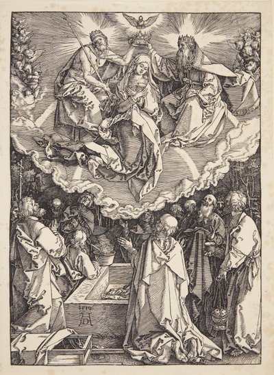 La asunción y coronación de la Virgen de Albrecht Dürer