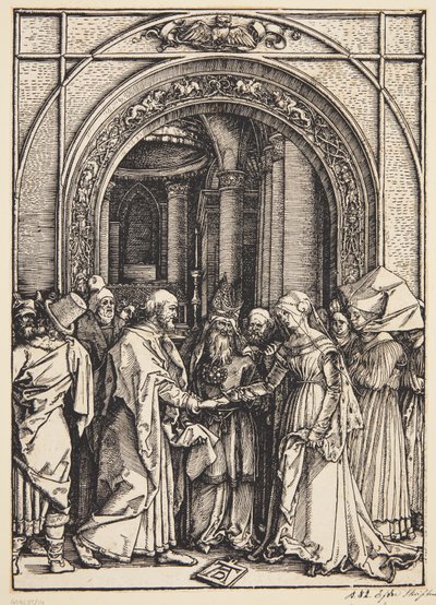 El desposorio de la Virgen de Albrecht Dürer