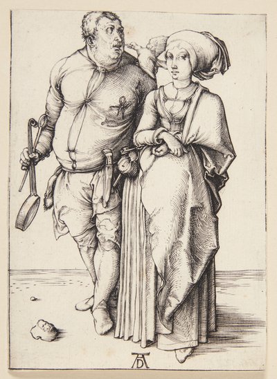 El cocinero y su esposa de Albrecht Dürer