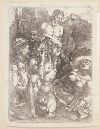 El hombre desesperado de Albrecht Dürer
