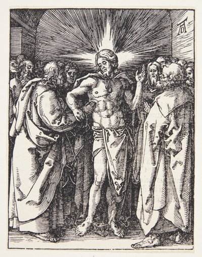 La incredulidad de Santo Tomás de Albrecht Dürer
