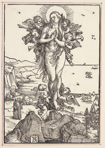 La elevación de Santa María Magdalena de Albrecht Dürer