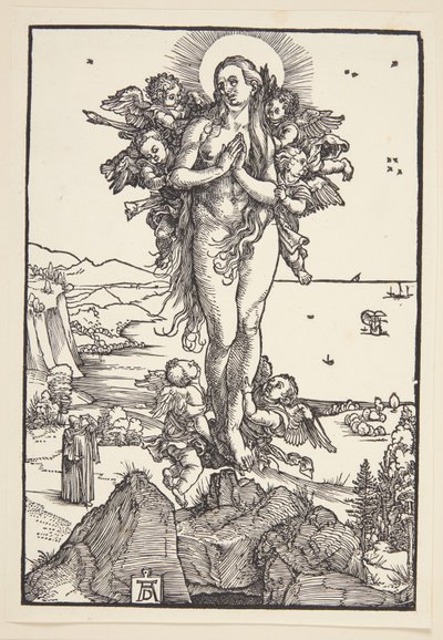 La elevación de Santa María Magdalena de Albrecht Dürer