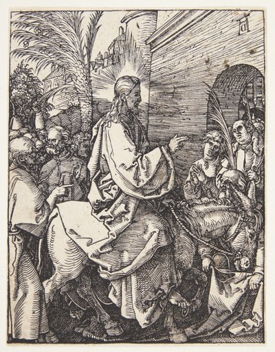 La entrada en Jerusalén de Albrecht Dürer