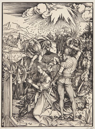 El martirio de Santa Catalina de Albrecht Dürer
