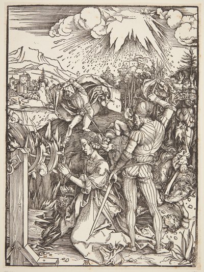 El martirio de Santa Catalina de Albrecht Dürer