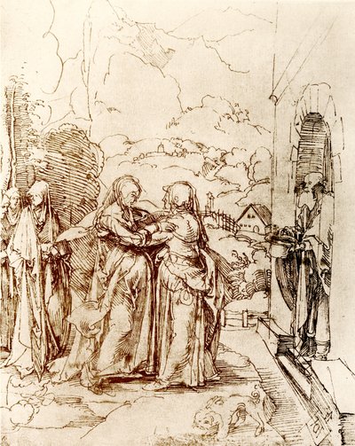 La visitación de María de Albrecht Dürer