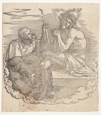 Página de título: La burla de Cristo de Albrecht Dürer