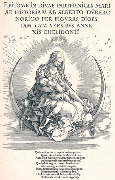 Página de título de la Vida de la Virgen, 1511 1906 de Albrecht Dürer