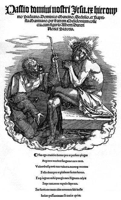 Portada de la serie La Gran Pasión, 1510, 1936 de Albrecht Dürer