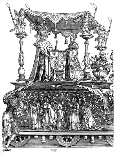 Retorno triunfal de Maximiliano I, 1515, 1936 de Albrecht Dürer
