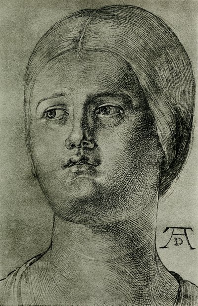 Cabeza de mujer veneciana de Albrecht Dürer