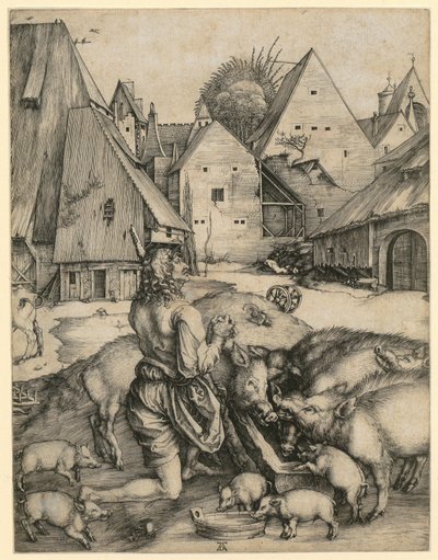 El hijo pródigo de Albrecht Dürer