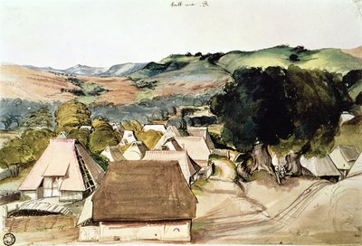 Vista de Kachreuth, cerca de Nuremberg, 1511 de Albrecht Dürer