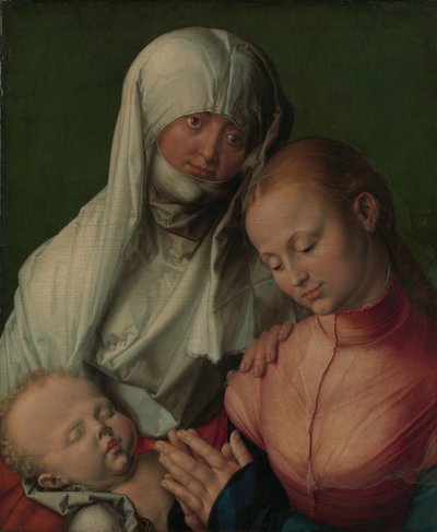 Virgen y Niño con Santa Ana, c.1519 de Albrecht Dürer
