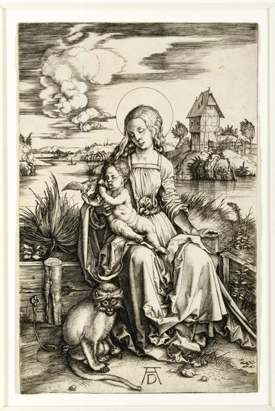 Virgen con el Niño y el Mono de Albrecht Dürer