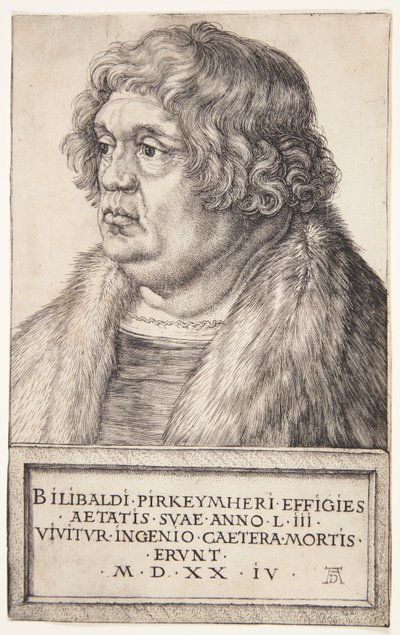Willibald Pirckheimer de Albrecht Dürer