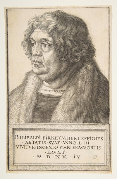 Willibald Pirckheimer de Albrecht Dürer