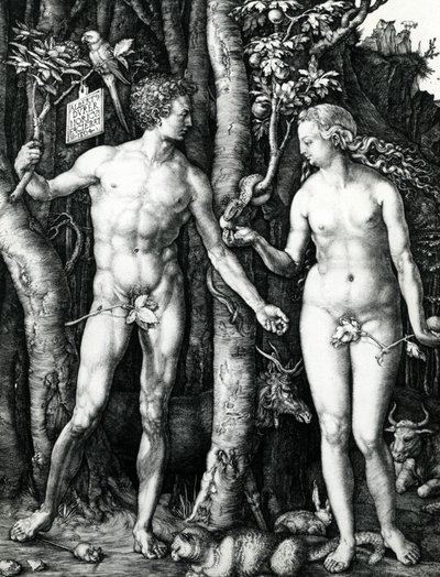 Adán y Eva de Albrecht Dürer
