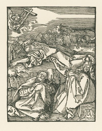 Agonía en el Huerto - Cristo en el Monte de los Olivos, c.1508-09 (xilografía) de Albrecht Dürer or Duerer