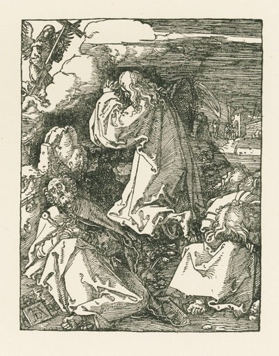 Agonía en el Huerto - Cristo en el Monte de los Olivos, c.1510 (xilografía) de Albrecht Dürer or Duerer