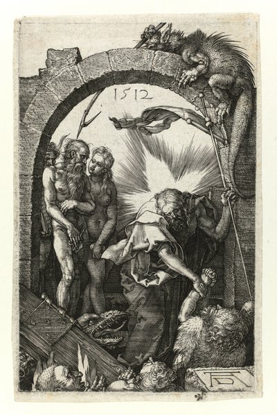 Cristo en el Limbo (con Adán y Eva) de Albrecht Dürer
