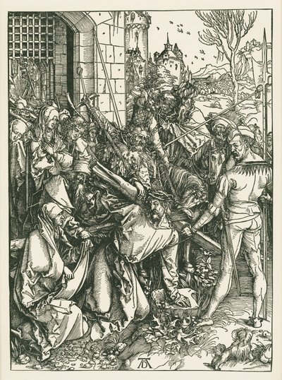 Cristo llevando la Cruz, c.1498-99 (xilografía) de Albrecht Dürer or Duerer