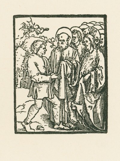 Cristo curando a un endemoniado de Albrecht Dürer or Duerer