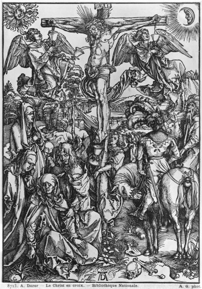 Cristo en la cruz de Albrecht Dürer
