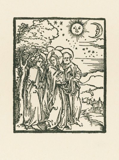 Cristo mostrando a sus Discípulos las Señales en el Cielo de Albrecht Dürer or Duerer
