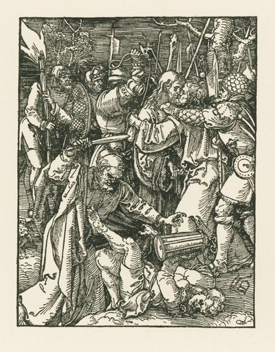 Cristo cautivo, c.1509 (xilografía) de Albrecht Dürer or Duerer