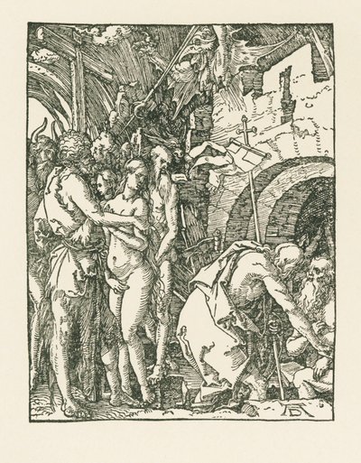 Descenso de Cristo al limbo, c.1509 (xilografía) de Albrecht Dürer or Duerer
