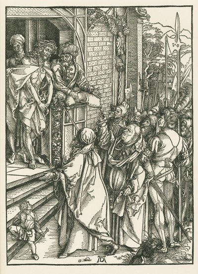 Ecce Homo, c.1498 (xilografía) de Albrecht Dürer or Duerer