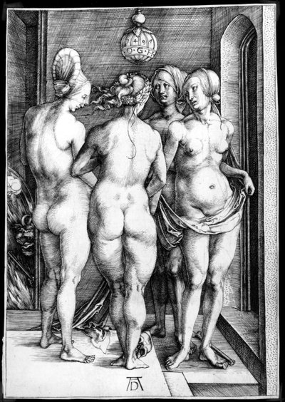 Cuatro Mujeres Desnudas, o Las Brujas de Albrecht Dürer