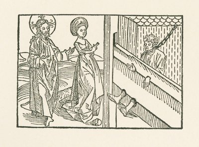Cuarta obra de misericordia: Piedad por el hombre castigado con demasiada severidad de Albrecht Dürer or Duerer