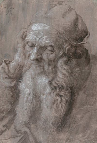 Cabeza de un anciano de Albrecht Dürer