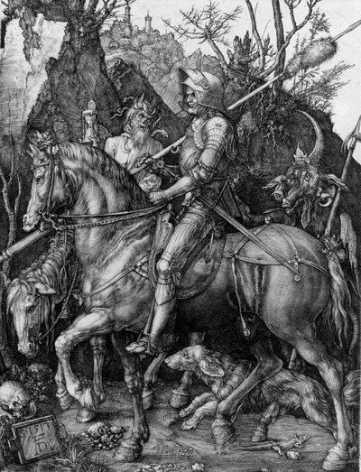 Caballero, Muerte y el Diablo de Albrecht Dürer