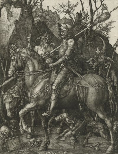 Caballero, Muerte y el Diablo de Albrecht Dürer