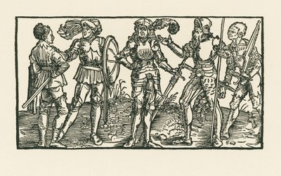 Caballeros y soldados de Albrecht Dürer or Duerer