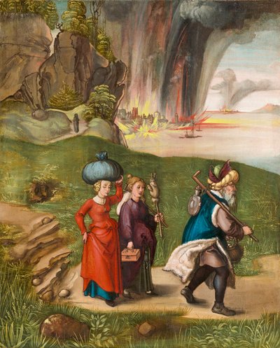 Lot y sus hijas de Albrecht Dürer