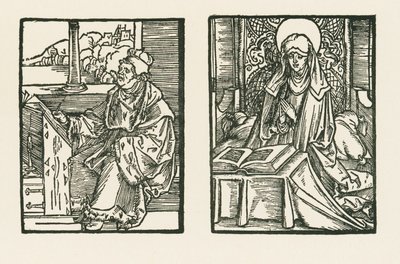 Magister Matthias, canónigo de Linkoeping y Santa Birgitta de Albrecht Dürer or Duerer
