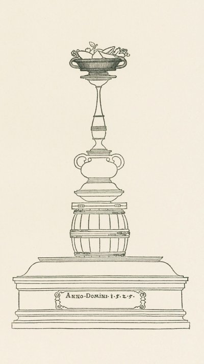 Columna monumental para un borracho de Albrecht Dürer or Duerer
